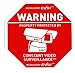 8 Propertyguard Home Security Alarm Stickers for Windows & Doors UV Coated and 1 CCTV Warning Decal