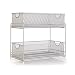 Grayline 2 Tier Mesh Slide Out Organizer, Satin Nickel