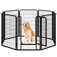 Amazon | Yaheetech ペットフェンス ペットサークル 高さ100cm