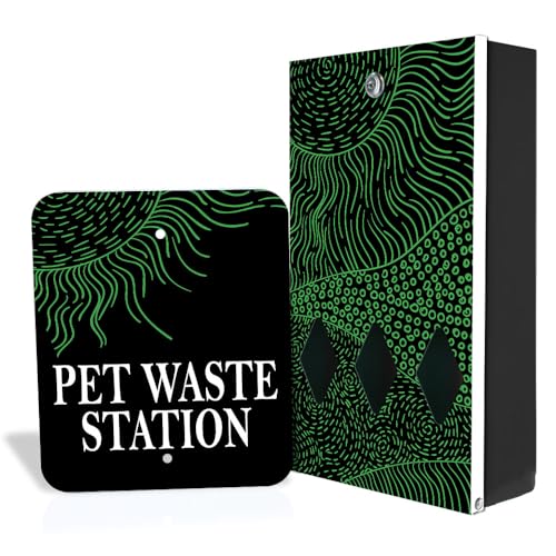Zero Waste USA - DISPENSE-ART™ Roll Bag Dispenser & Sign - Rolling Hills