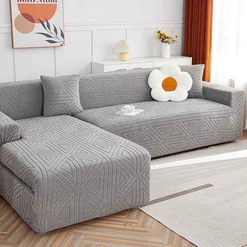 Housse canapé d'angle anti-poussière pour protéger le cuir usé - 4