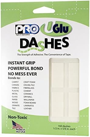U Glu Dashes 160 Dashes 1/2" x 5/8"