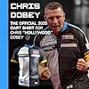 Target Darts Chris Dobey Dart Shirt 2025, Size: XXL | World Championship Mens Darts Shirt, Adult Cool Play Collarless Dart Top, Dartboards Top Men, Hollywood Player Edition T Shirt #2