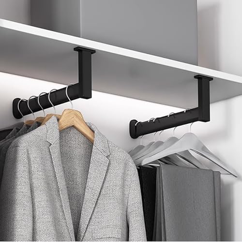 Tringle de placard réglable L pour optimiser les petits espaces