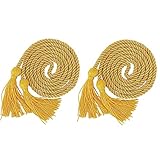 2 PCS Gold Graduation Honor Cords Honor Cord for Graduation Decoration