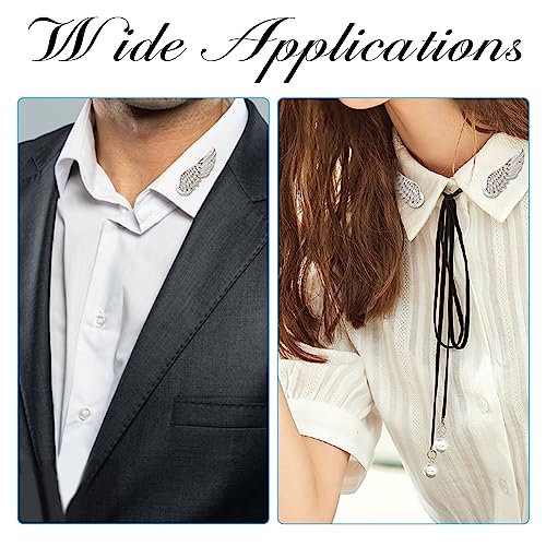 Image of CHGCRAFT Angel Wings Brooches Pin Wing Alloy Brooches for Suit Shirt Collar Lapel Pins Sweater Shawl Coat Breastpin Accessories for Wedding Party Jewelry