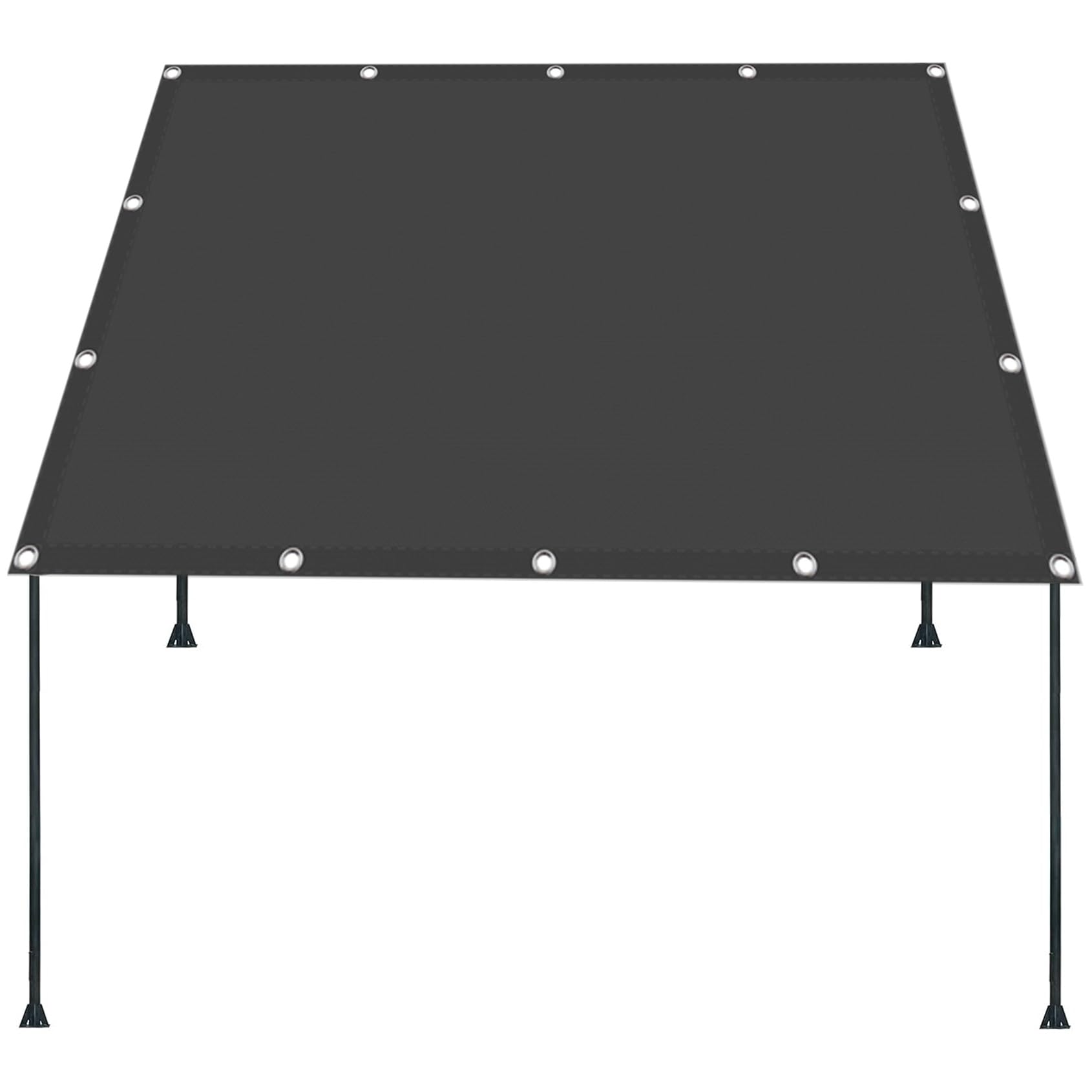 Voiles ombrages rectangulaire anti 98% UV et hydrofuge pour protéger la terrasse de la chaleur