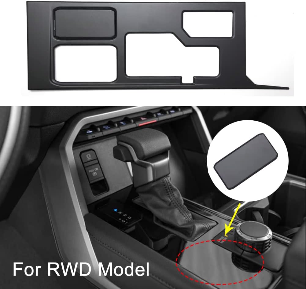 Kolya Center Console Gear Shift Panel Cover for 2022-2026 Toyota Tundra image 4