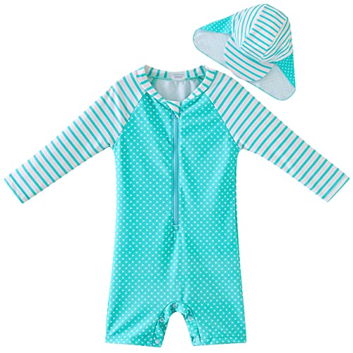 Image of UMELOK Baby Girl Swimsuit Infant UPF 50+ Bathing Suit Size Months