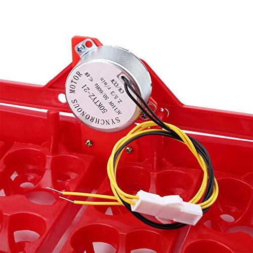 Fastuu Incubation Accessory, Egg Incubation Tray, Egg Turning Tray, Egg Incubator Accessories, Laboratory For Duck Chicken Peacock Goose(110V Motor) #TOP1