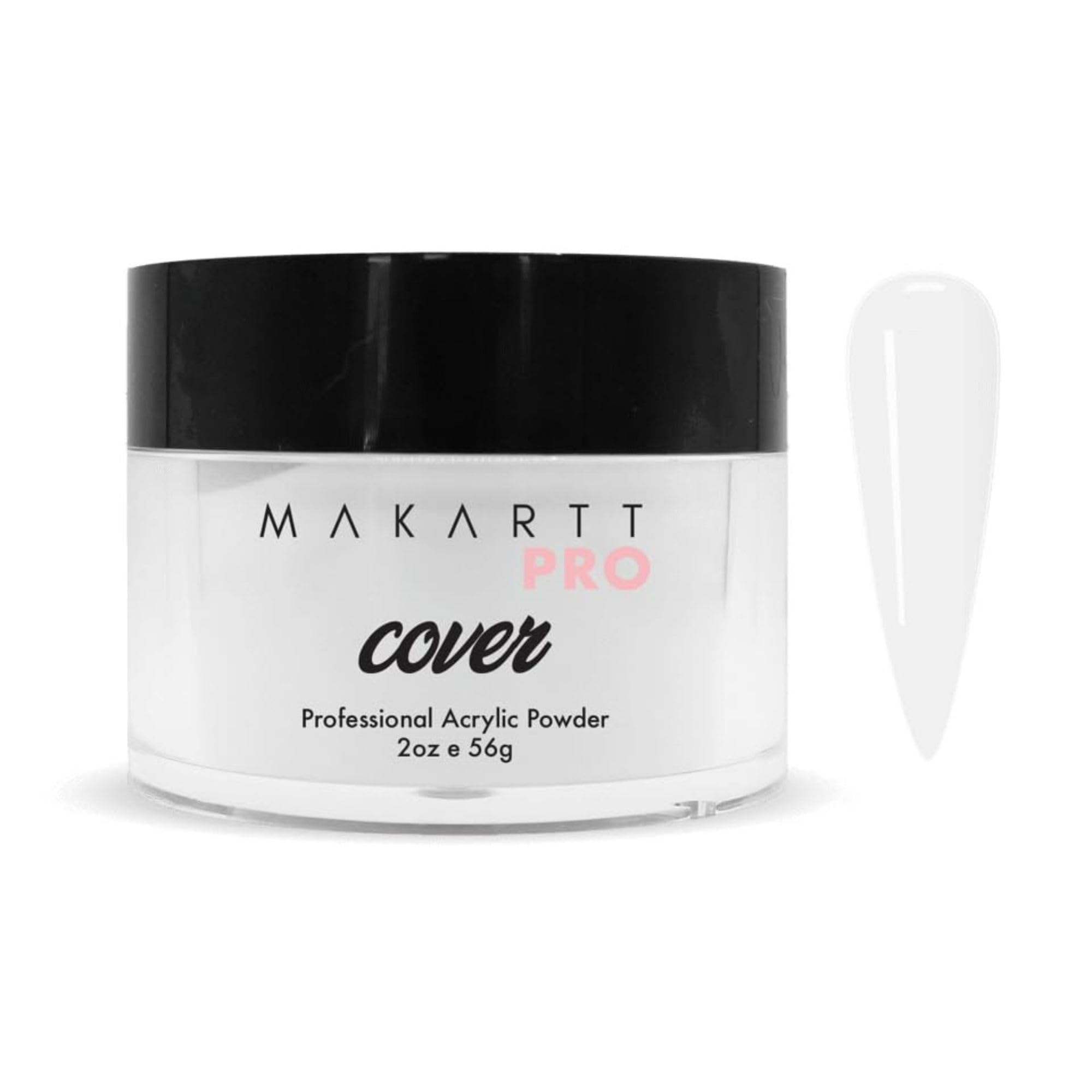 MakarttPro Acrylic Powder – Durable, Long-Lasting, Easy-Apply Formula for Nail Extensions, Overlays, Sculpting & Nail Art – 56g/2oz – Ivory Lace, Perfect for Pros and At-Home Use