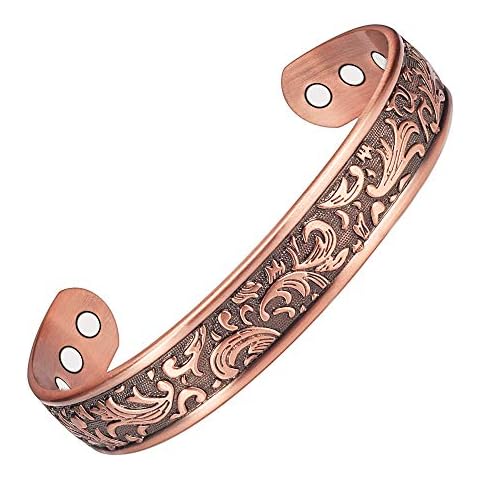 Pulsera magnética de cobre antiguo para hombres Cover