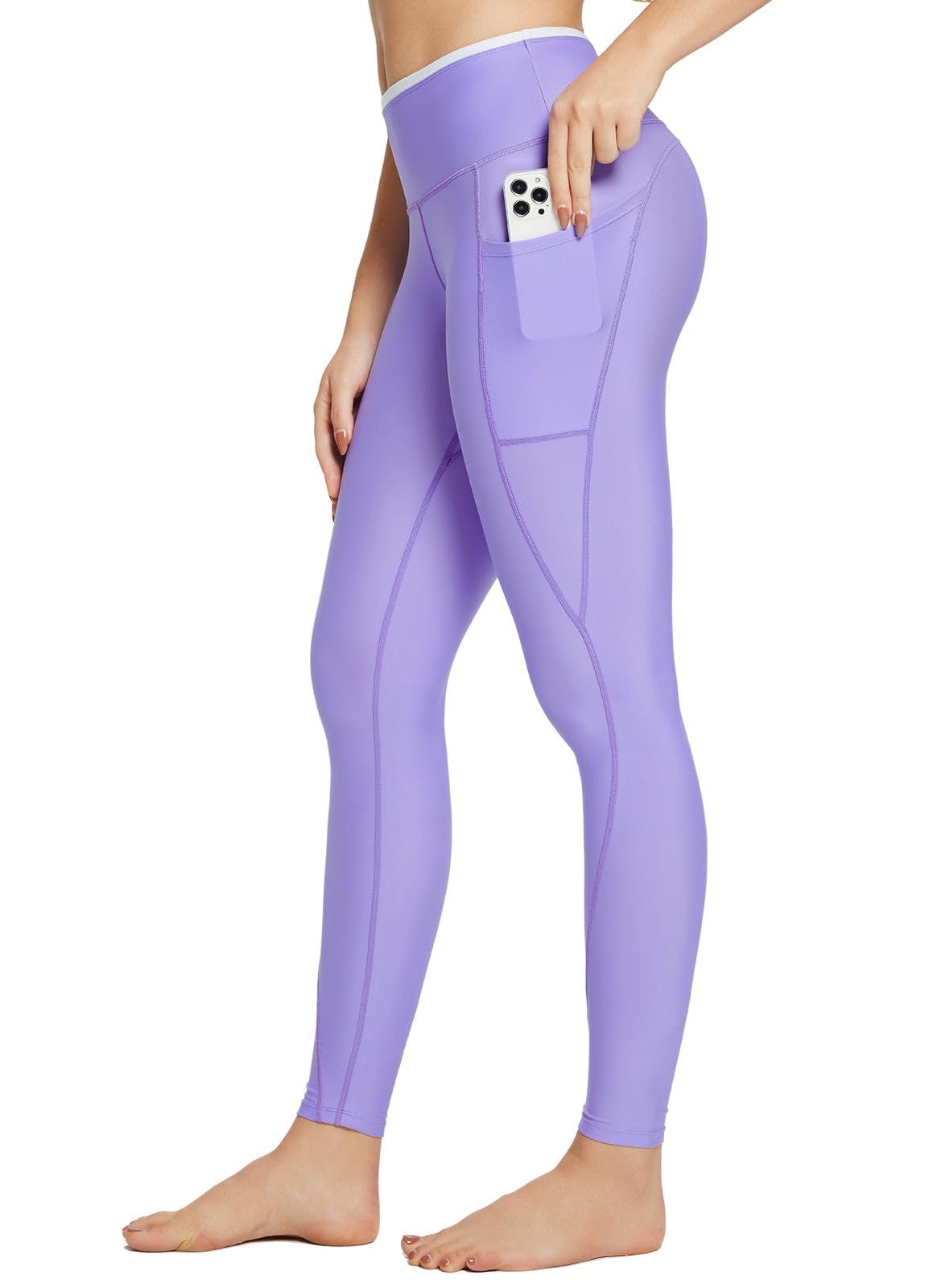 Traje de baño modesto con forro integrado para natación cómoda de mujer 8