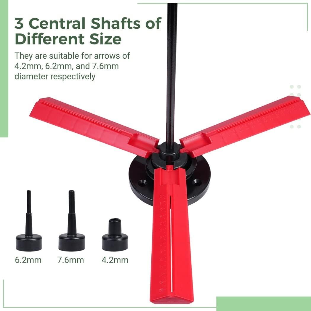 DIY Archery Arrow Fletching Tool with Precision Scales, Clamp for Personalizing Arrows Feathers and Vanes, Unique Gift Idea for Bow Enthusiasts