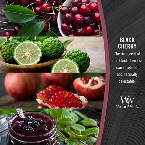 Woodwick Large Hourglass Candle, Black Cherry, 21.5 Oz #TOP2