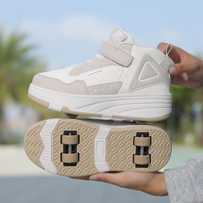 Unisex Roller Shoes for Kids Sneakers Rotary Buckle Detachable Skate Shoes Impact Resistant Hiking Outdoor Activities3