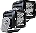 Rigid Industries 52211 D2 HD Wide LED Light with Black Casing