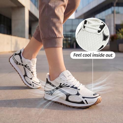Image of YOHO Women's Wumple Lace Up Sneaker | Breathable, Cushioned & Stylish | Casual Shoes for Woman /Ladies /Girls