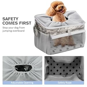 Dog-Bike-Basket-Pet-Bicycle-Carrier-Dog-Car-Seat-with-Safety-Rope-Adjustable-Shoulder-Strap-Portable-Breathable-Bicycle-Basket-Bag-for-Dogs-and-Cats-Up-to-15lbs - Cucciolini Doodles   Dog-Bike-Basket-Pet-Bicycle-Carrier-Dog-Car-Seat-with-Safety-Rope-Adjustable-Shoulder-Strap-Portable-Breathable-Bicycle-Basket-Bag-for-Dogs-and-Cats-Up-to-15lbs