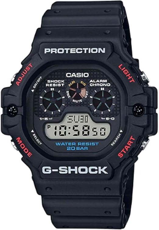Amazon.com: CASIO Black Plastic Watch-DW-5900-1ER: Watches