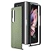 Produktbild HYKEJI Hülle Kompatibel mit Samsung Galaxy Z Fold 3 5G Hülle, Dünn Handyhülle Case Slim Leicht Anti-Fingerabdrucke Anti-Kratzer Matte Schutzhülle für Samsung Galaxy Z Fold 3 5G (green,Z Fold 3)