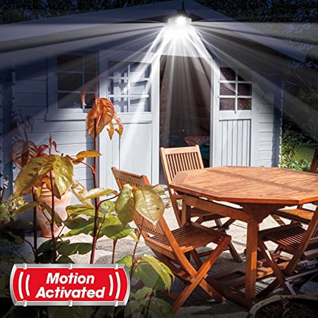 Ontel Beyond Bright X3 Solar Flood Light 3 Adjustable Heads