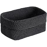 1 panier à crochet, panier de rangement, panier pour serviettes d'invités, boîtes de ra...