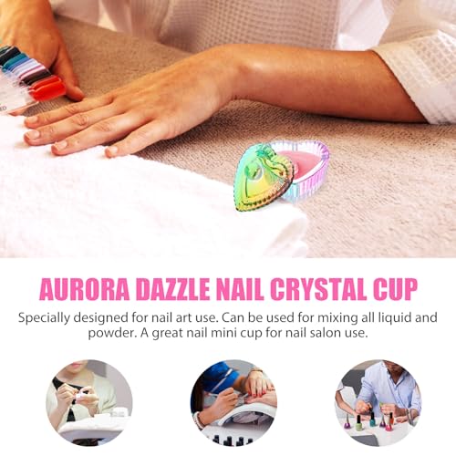 Set de 2 Copas de Cristal para Manicura con Tapa miniatura 3
