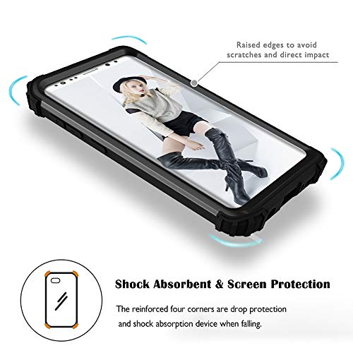 Coque Samsung S9 antichoc silicone robuste rigide protection noir - 7