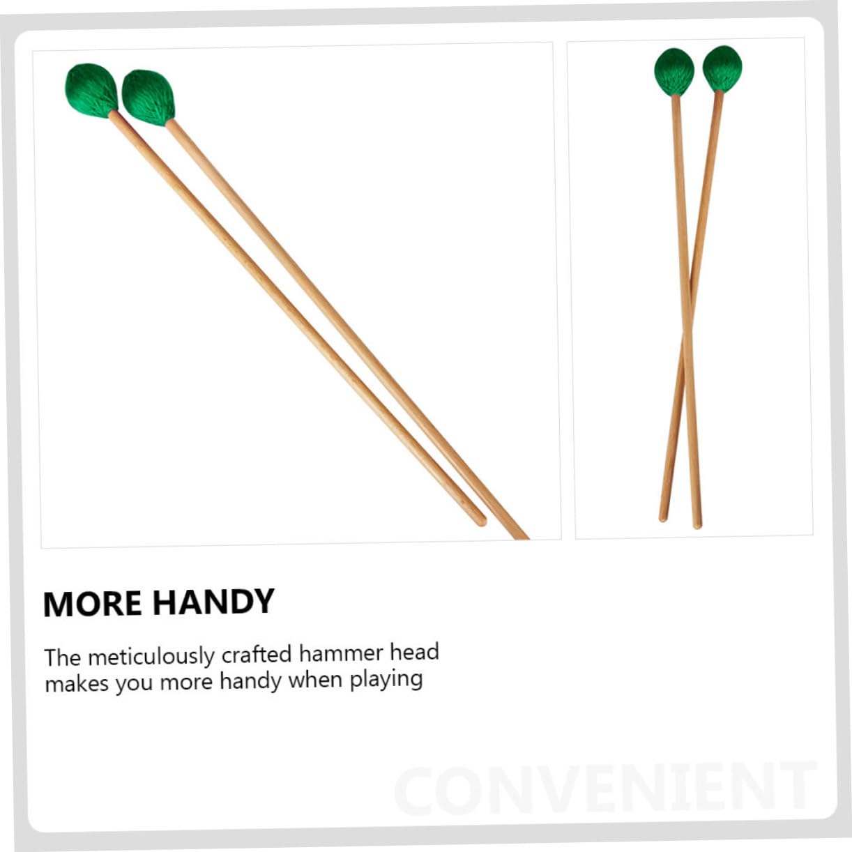 ifundom 6piezas Baquetas De Marimba Mallets De Percusión Para Xilófono Accesorios Para Instrumentos Musicales Ligero y Duradero Para Estudiantes y Profesionales