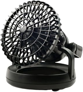 BESPORTBLE Lámpara De Camping Multifuncional Led Ventilador Integrado Para Acampada y Emergencias Color Negro Sin Batería