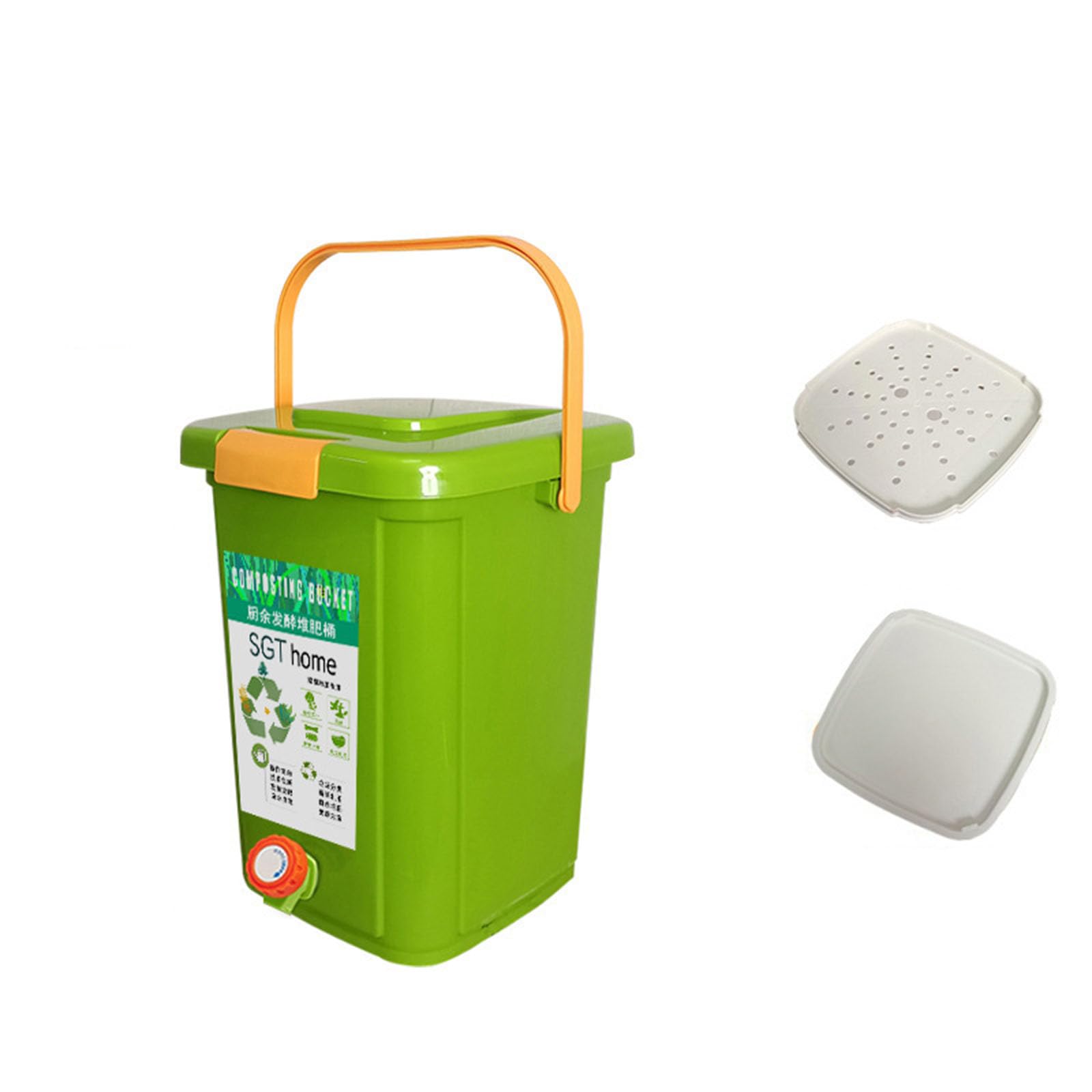 Récipient à humus imperméable en toile indéchirable et recyclable de 20L