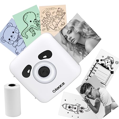 Stampante per foto portatile, mini stampante portatile, stampa termica, 300 dpi, connessione rapida...