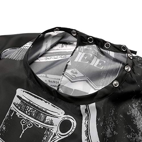 Borogo Professional Waterproof Hair Styling Cape Nylon Haircuting Salon Cape Gown Hair Salon With Snap Closure - 50" X 60" #TOP2