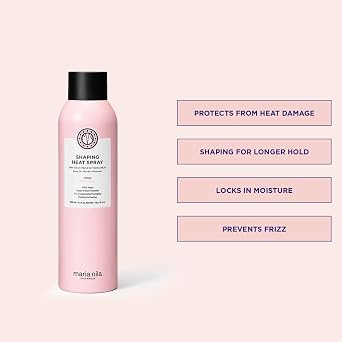 Maria Nila, Shaping Heat Spray, Hold 2/5, Lightweight hold when Styling, Moisturizing & Prevents Frizz, 100% Vegan & Sulfate/Paraben free