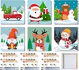 LDXWQF 6 Pack Christmas Paint by Numbers Kit for...