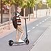 M MEGACHEELS Patinete electrico Adulto - Scooter electrico 25km/h, Juventud Unisex,Negro