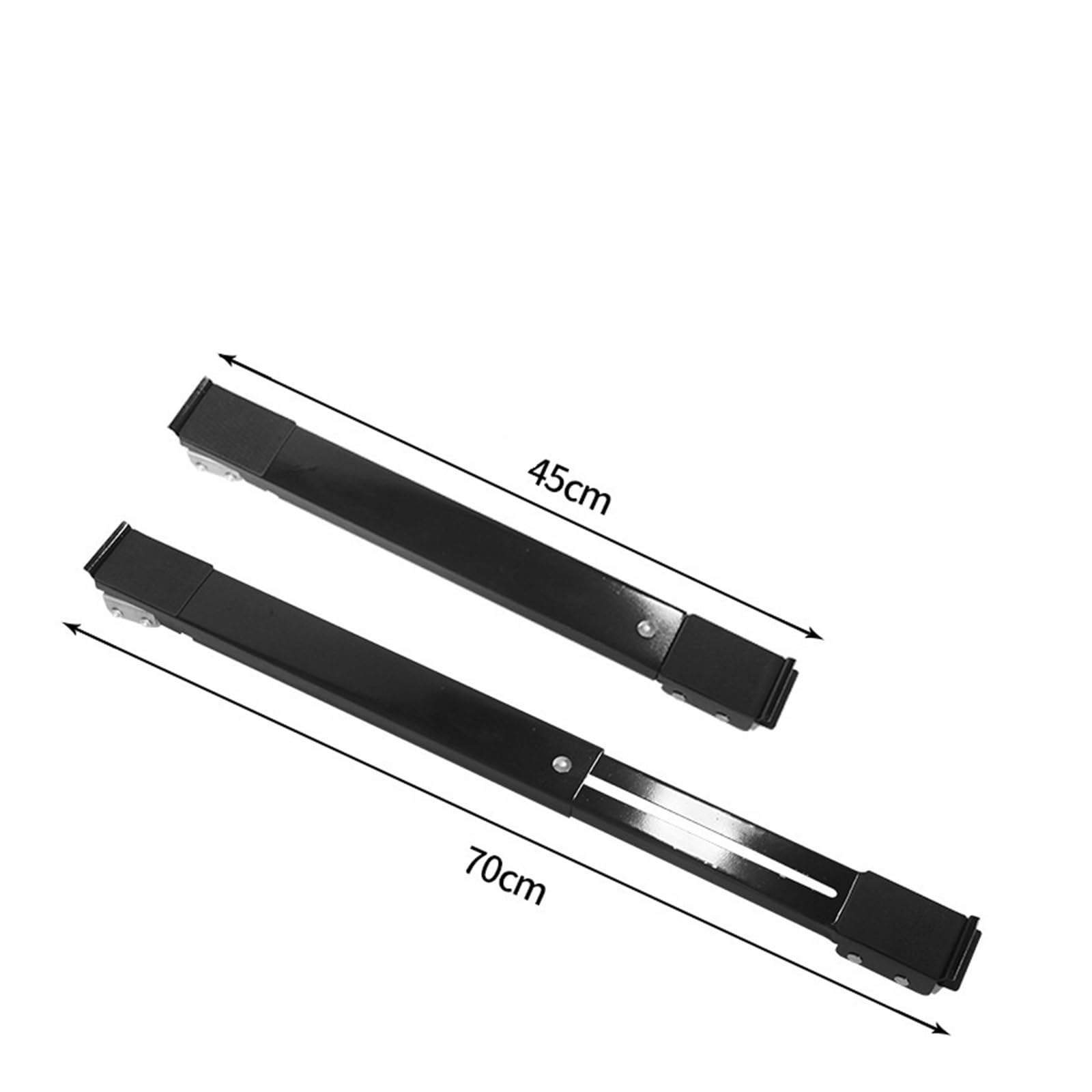 Extendable Washing Machine Stand Movable Mobile Roller Universal Bracket Wheel(Silver)