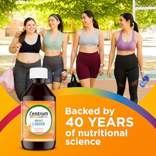 Centrum Liquid Multivitamin for Adults, Multivitamin/Multimineral Supplement with B Vitamins and Antioxidants, Citrus Flavor - 8 Fl Oz - image 5
