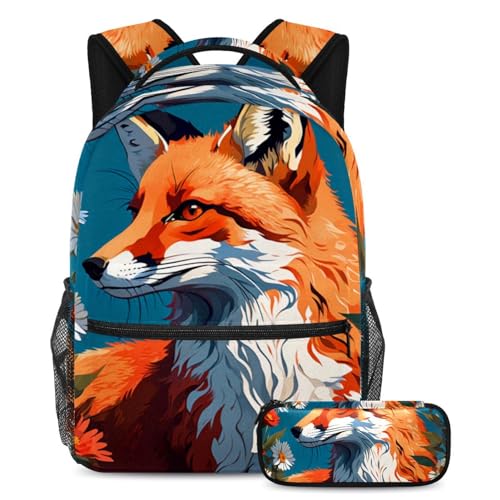Sac à dos renard et fleur, le cadeau de rentrée idéal pour les adolescents