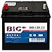 Produktbild BIG ASIA Autobatterie 12V 45Ah Starterbatterie 54524 Pluspol links statt 40Ah