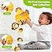 Baby Toys 6-12 Months - Soft Beehive Infant Toy with 5 Sensory Bees, Rattle, Crinkle, Squeaker, Mirror & Music, Montessori Toys for Babies 3 6 9 12 18 Months, Baby Boys Girls Christmas Birthday Gifts