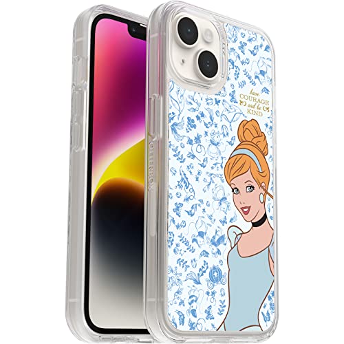 Otterbox Iphone 14 & Iphone 13 Symmetry Series+ Case - Cinderella Courage & Kind, Ultra-Sleek, Snaps To Magsafe, Raised Edges Protect Camera & Screen #TOP4