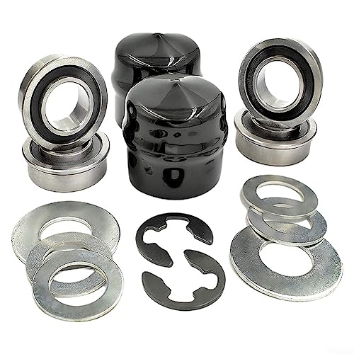 DAZZLEEX - DAZZLEEX Kit de Conversion de Bague de Roue Avant au roulement pour Craftsman pour, pour Jonsered, Tondeuse à Gazon pour Murray