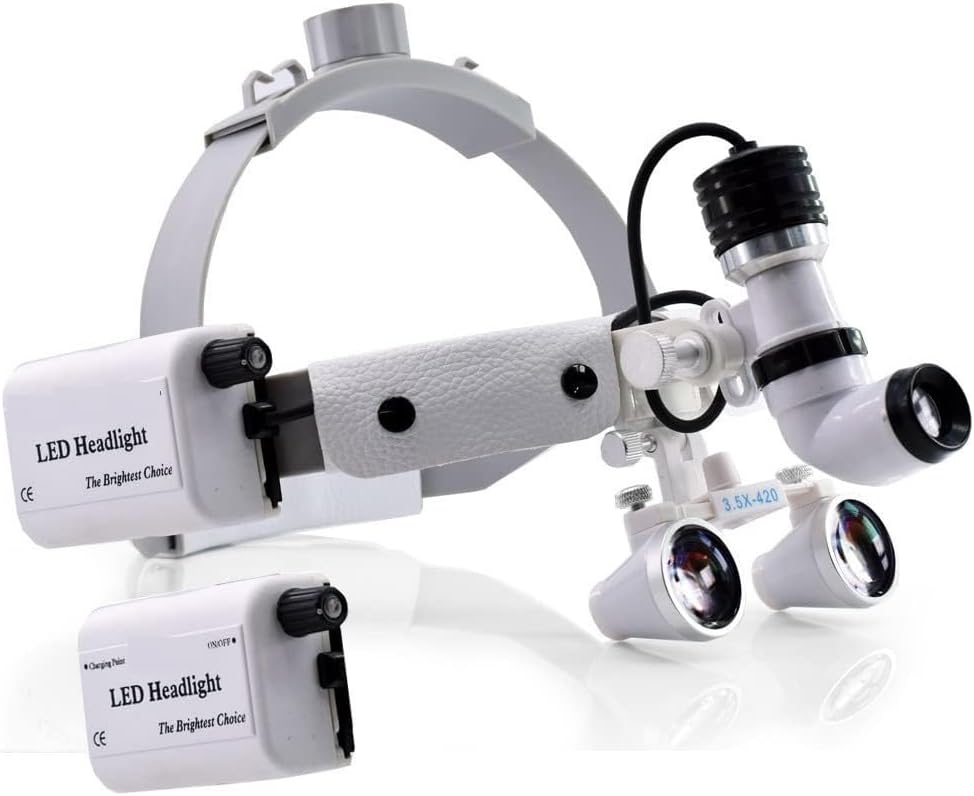 Dental Headlight Loupe Wireless 10W Surgical LED Headlamp ENT Portable.