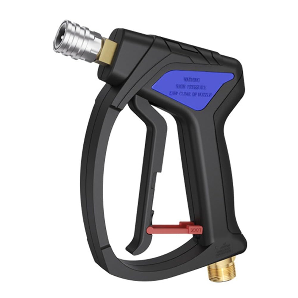 Lanza de espuma de alta presión de 4000 PSI con boquilla de cobre de 1000 ml, mango ergonómico para coche, terraza, entrada, robusto juego de metal y plástico para eliminar eficazmente la