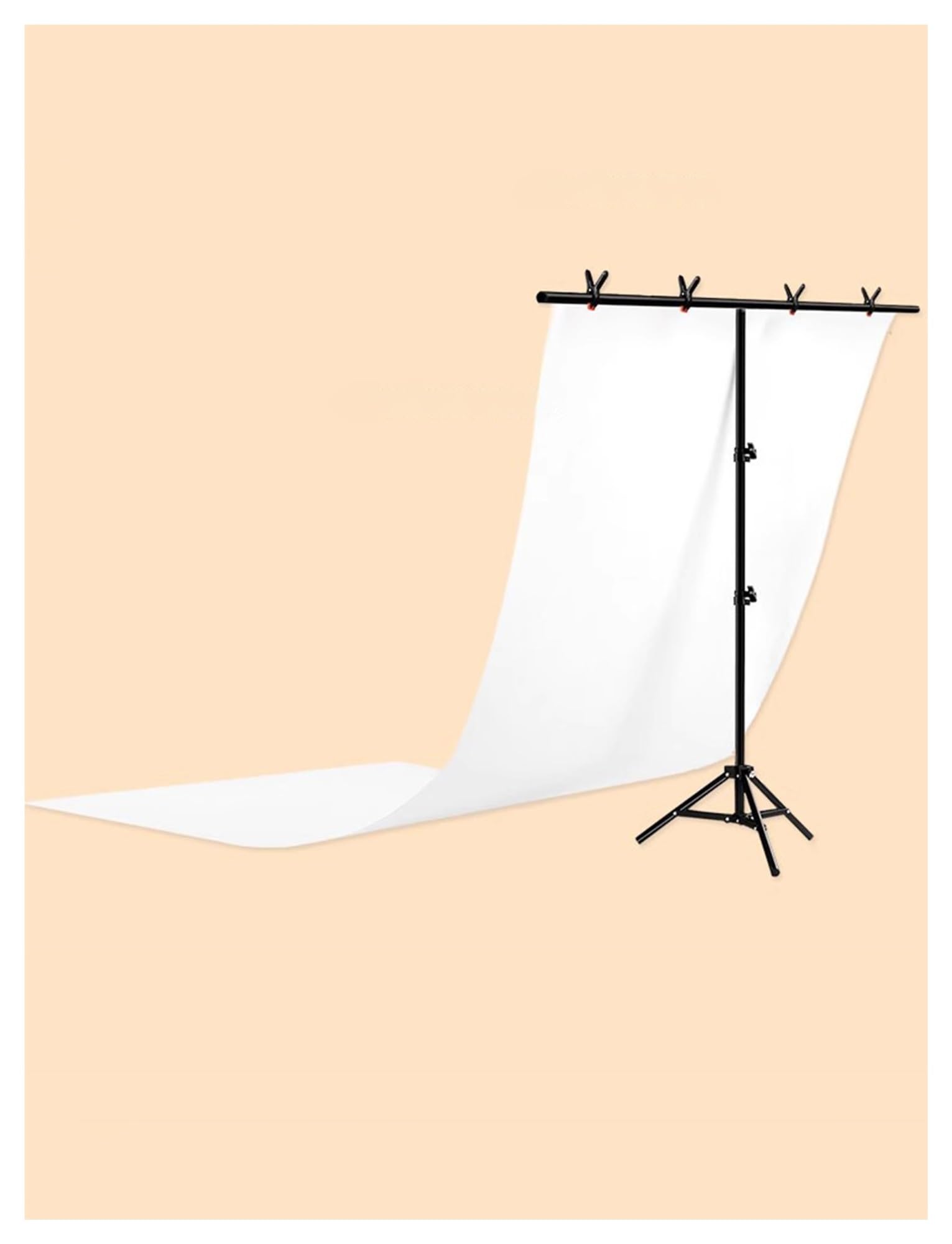 Professionelles Fotohintergrund-Ständer-Set mit Klemmen und Bildschirm für Studio- und Event-Fotografie