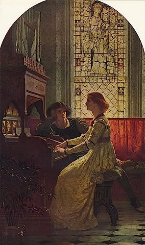 Poster sur toile Harmony Frank Dicksee 50x70cm sans cadre décoration murale
