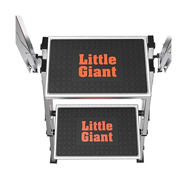 Little Giant Ladder Systems 10210BA Safety Step Tritthocker, Aluminium/Schwarz, 2 – Bild 15