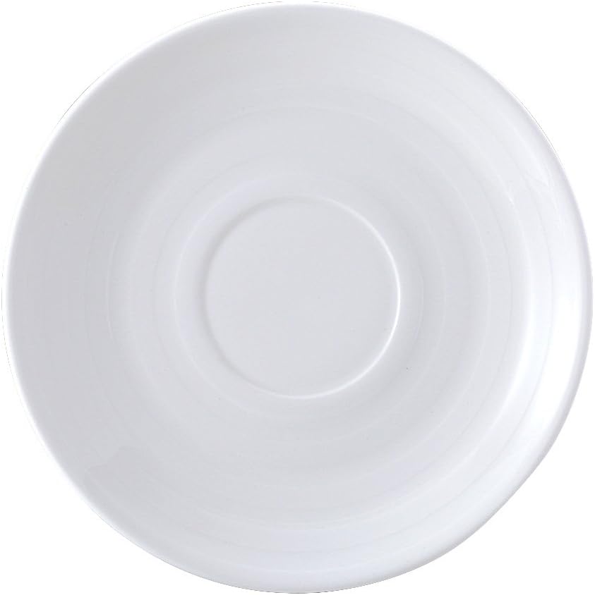 Narumi 40610-5348 Patia Cup Saucer, White, 5.9 inches (15 cm), Microwave and Dishwasher Safe